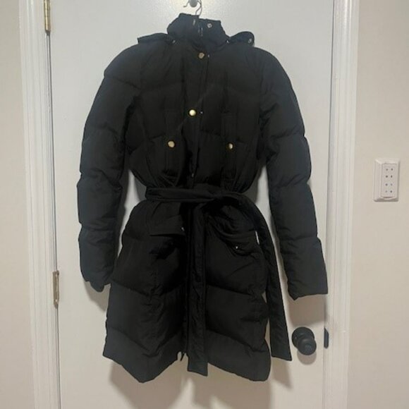 Black J.Crew Puffer Jacket - Picture 1 of 3